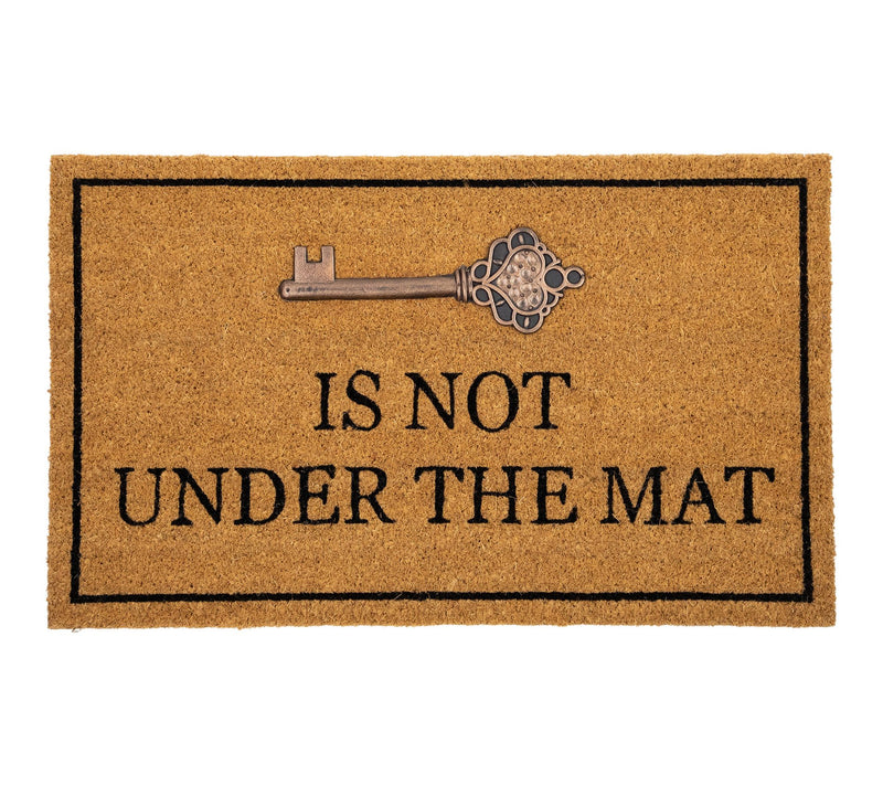 Northlight Key is Not Under the Mat Coir  Doormat 18" x 30" — Main view