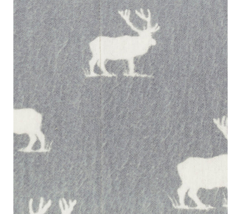 Eddie Bauer Elk Grove Light Grey Cotton Queen Sheet Set — View 5