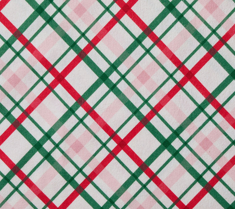 Hallmark Joy to the World Plaid Cotton Sheet Set, Queen — View 4