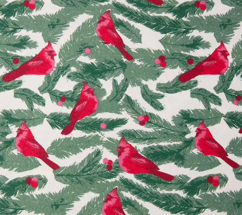 Hallmark Birdie Multi Brushed Cotton Flannel Sheet Set, Full — View 4