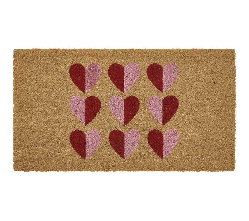 Hallmark Red Heart Outdoor Coir Doormat, 18" x30" — View 7