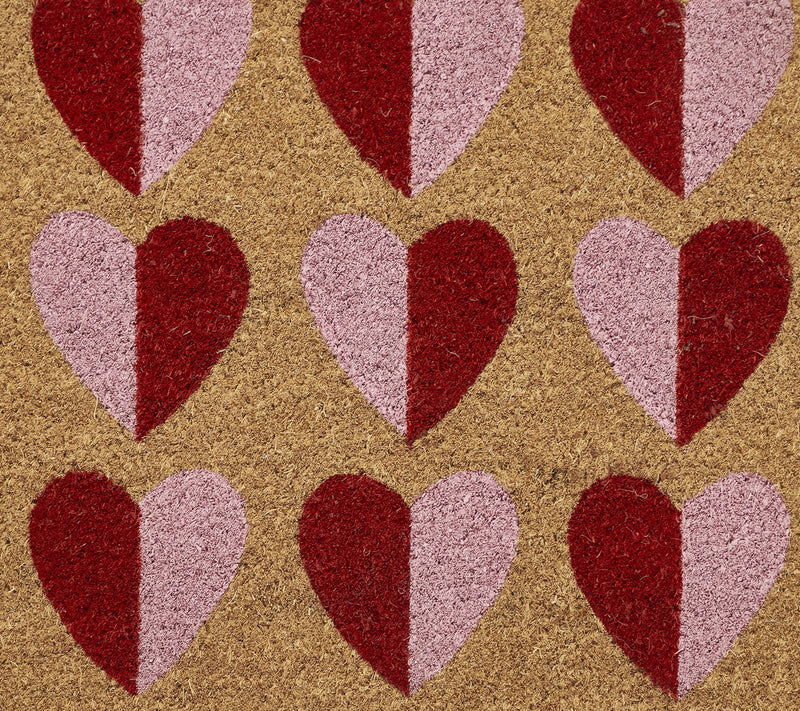 Hallmark Red Heart Outdoor Coir Doormat, 18" x30" — View 3