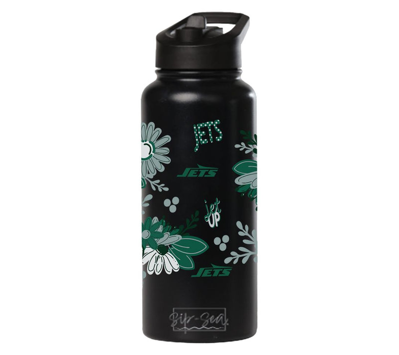 Memory Company 34oz NFL Black Quencher Water Bottle Flowers — View 52