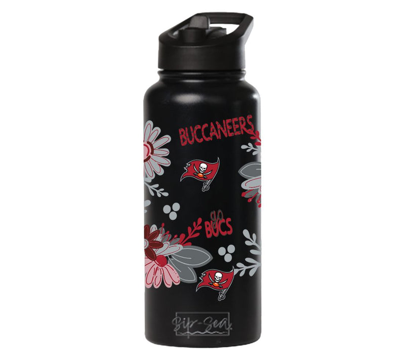 Memory Company 34oz NFL Black Quencher Water Bottle Flowers — View 62