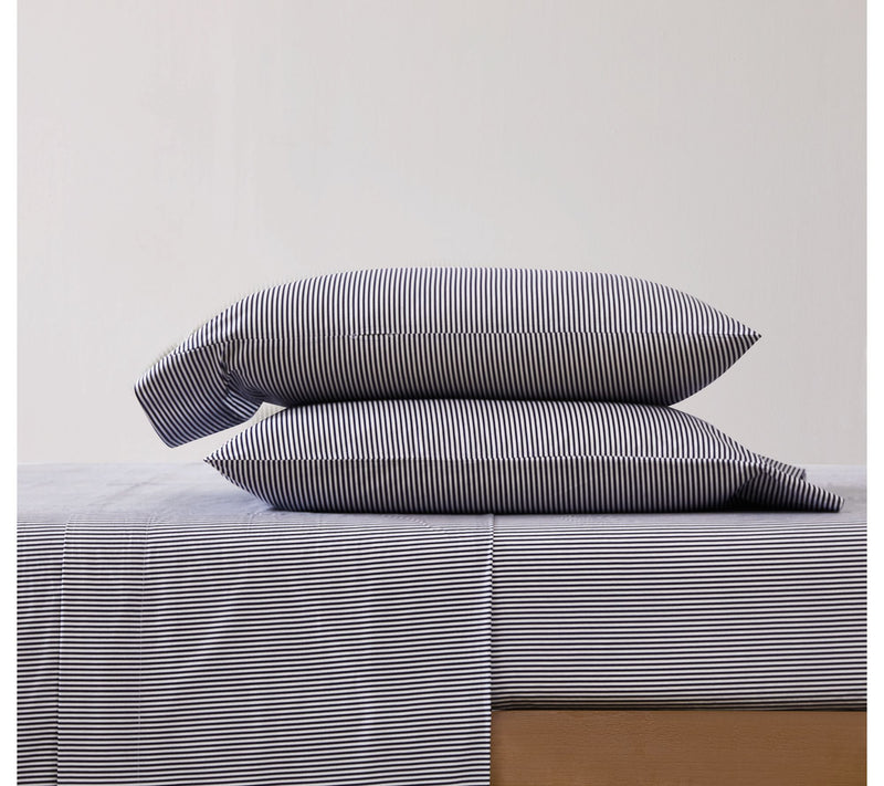 Brooklyn Loom Pinstripe Twin XL 3 Piece Sheet Set — View 7