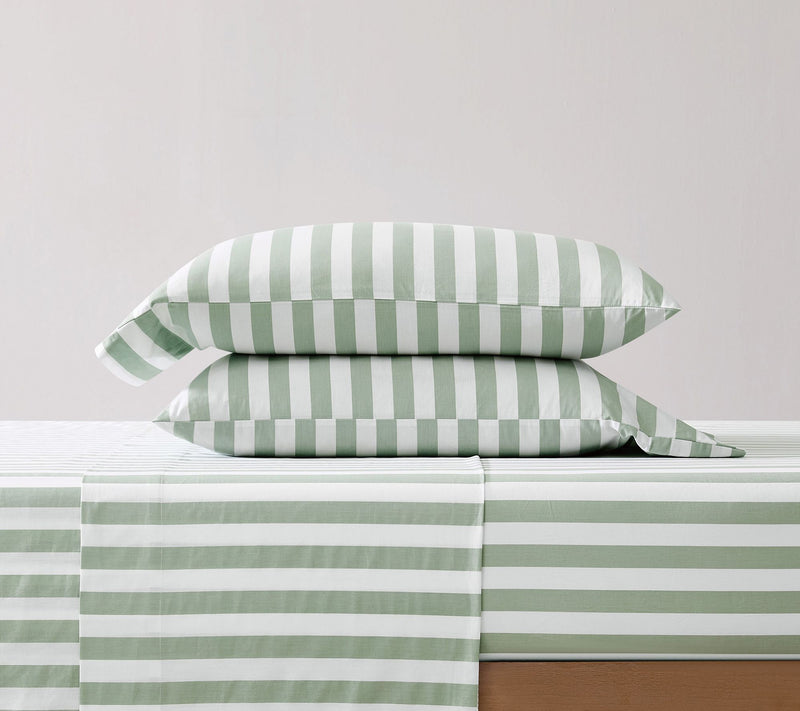 Brooklyn Loom Levi Stripe Full 4 Piece Sheet Set — View 5