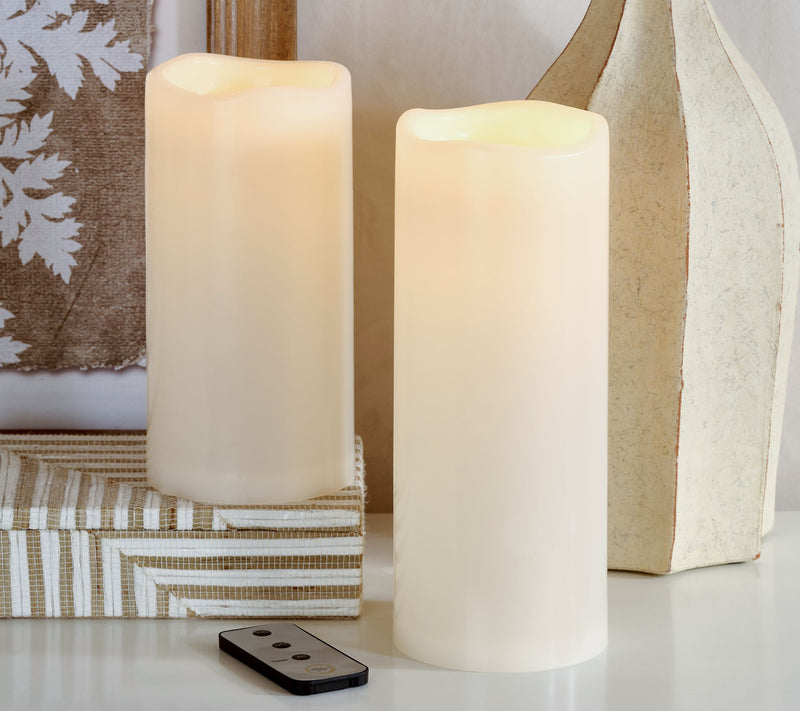 Simply Stunning S/2 Outdoor Flameless Candles by Janine Graff — Main view