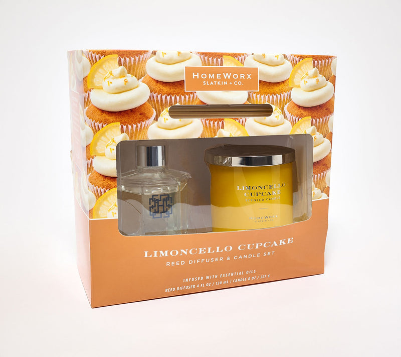 HomeWorx by Slatkin + Co. Core Classics 8oz Candle & Reed Set — View 3