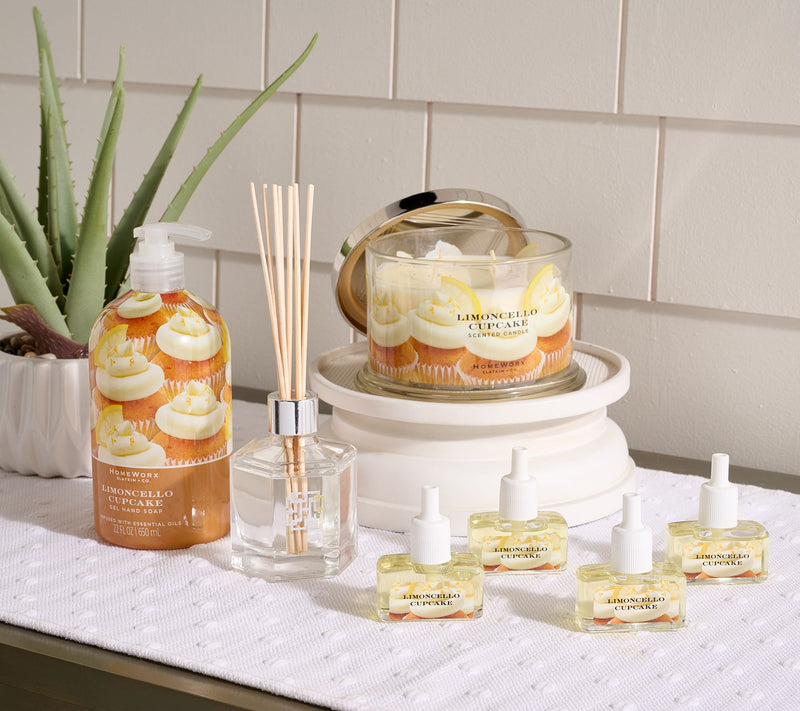 HomeWorx by Slatkin + Co. Limoncello Cupcake Home Fragrance Bundl — Main view
