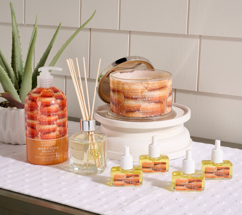 HomeWorx by Slatkin + Co. Hot Cider Donut Home Fragrance Bundle — Main view