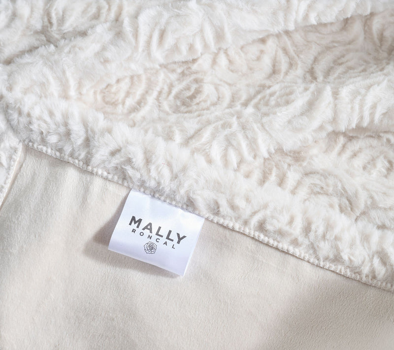 50" x 60" Faux Fur Rosette Throw by Mally Roncal — View 2