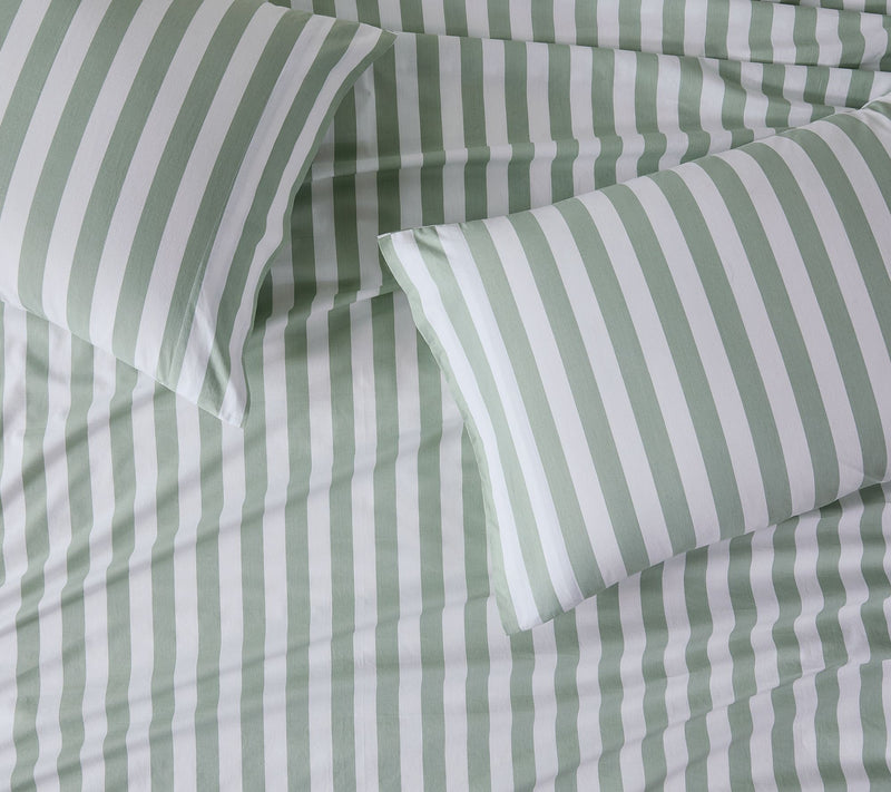 Brooklyn Loom Levi Stripe Twin 3 Piece Sheet Set — View 6