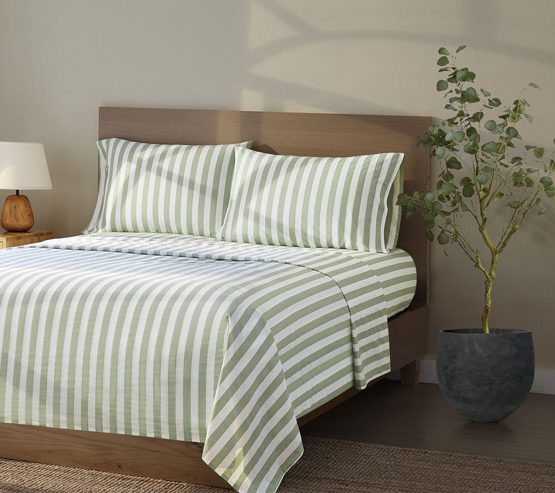 Brooklyn Loom Levi Stripe Twin 3 Piece Sheet Set — View 10