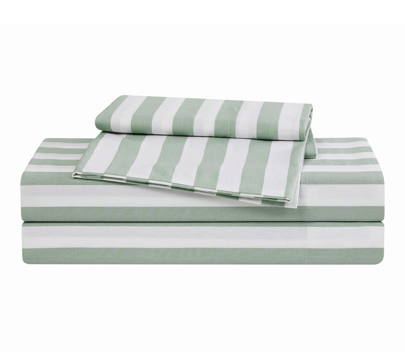 Brooklyn Loom Levi Stripe Twin 3 Piece Sheet Set — View 8