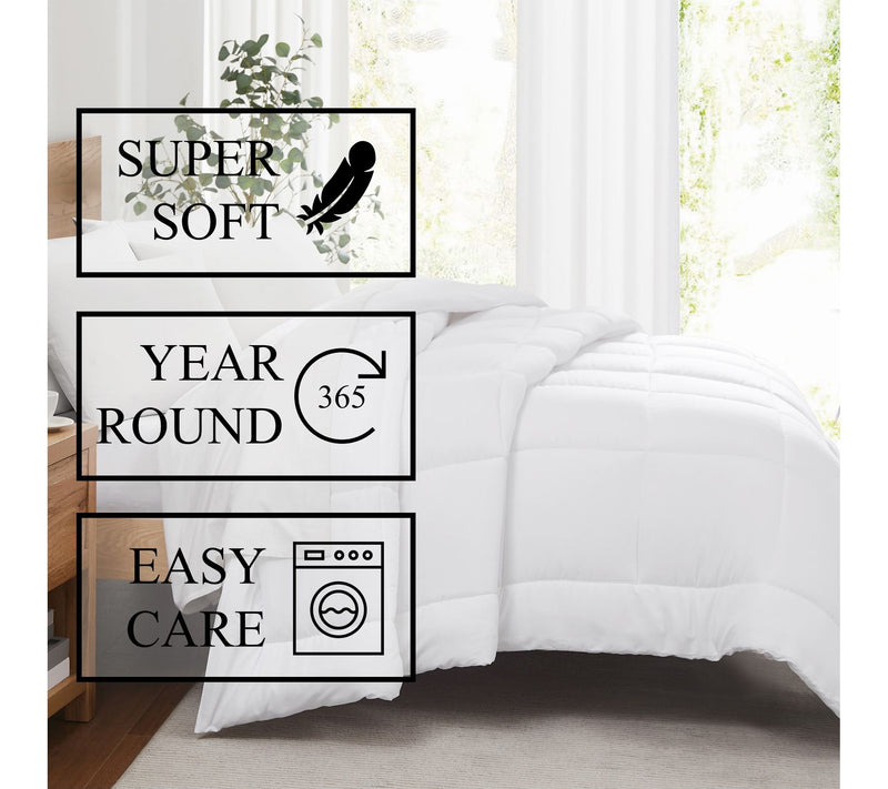 London Fog Ultra Soft King Down Alternative Comforter — View 2
