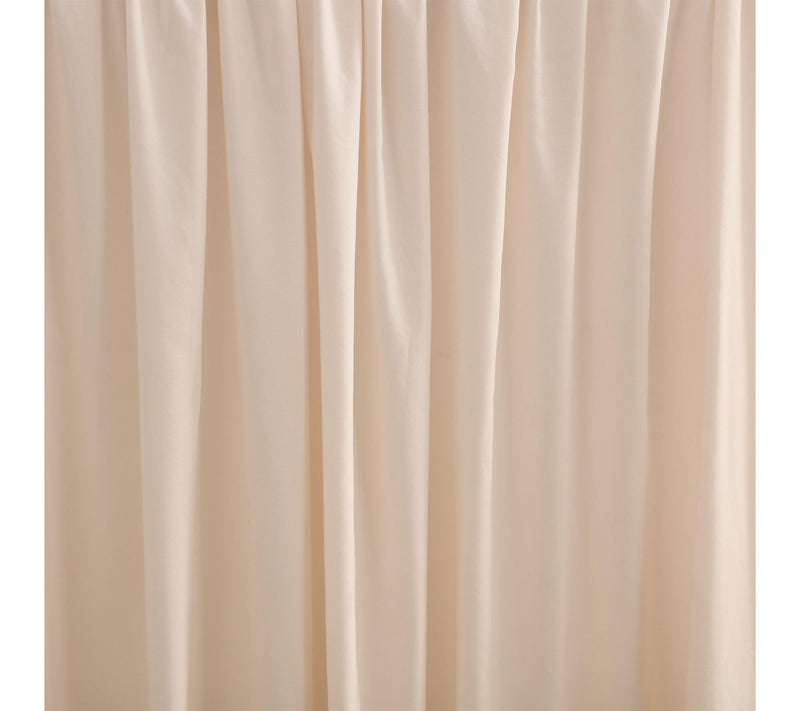 Laura Ashley Washed Microfiber Pink TwinXL Bedskirt — View 3