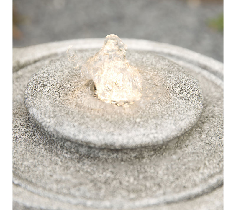 Glitzhome 20"L Zen-Style Lying Lion Polyresin Outdoor Fountain — View 4