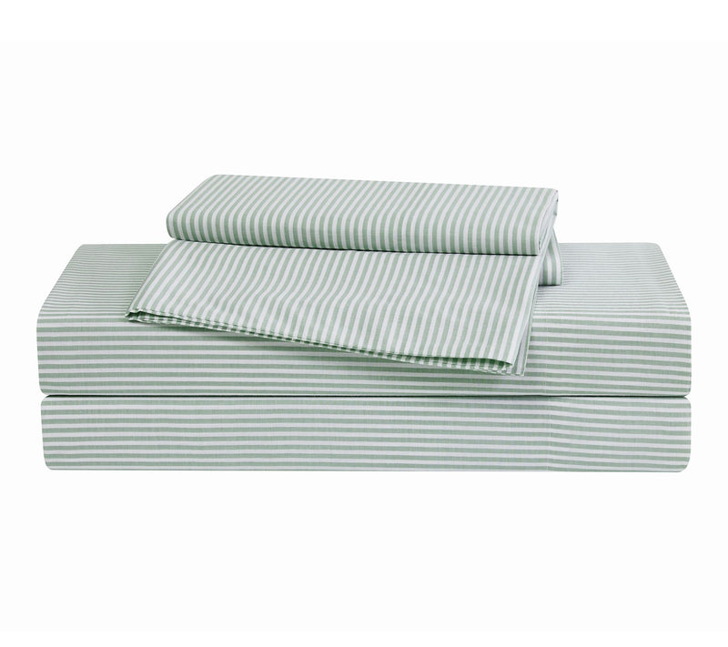 Brooklyn Loom Pinstripe King 4 Piece Sheet Set — View 7