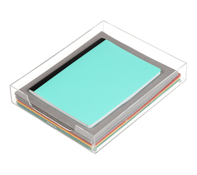 Mind Reader Paper Tray, Desktop Organizer, FileStorage, Clear — View 4