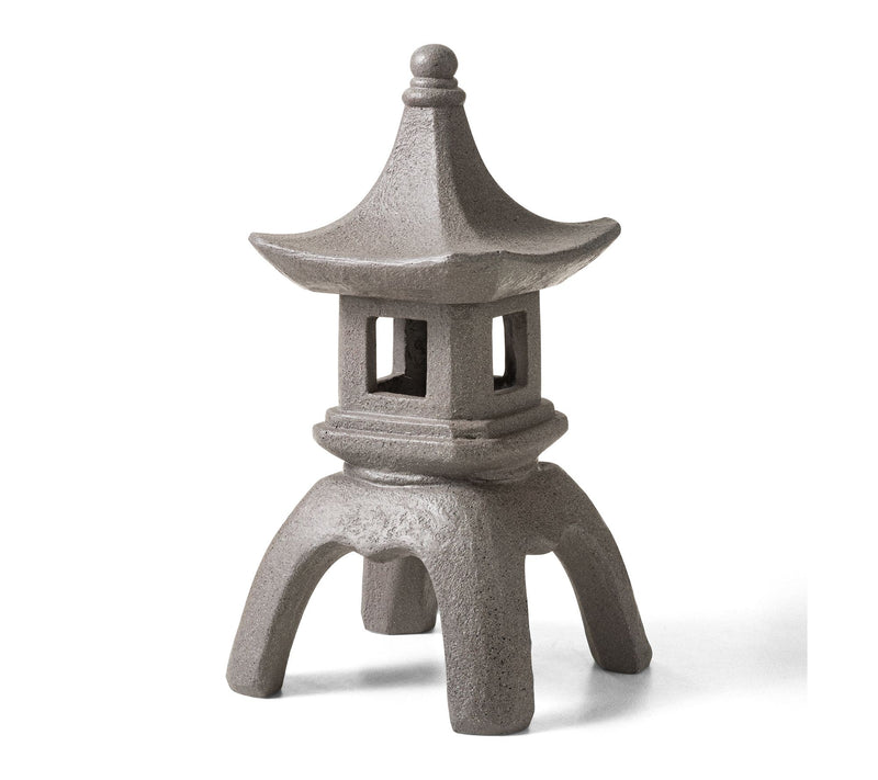 Glitzhome 24"H MGO Faux Concrete Pagoda GardenStatue — View 9
