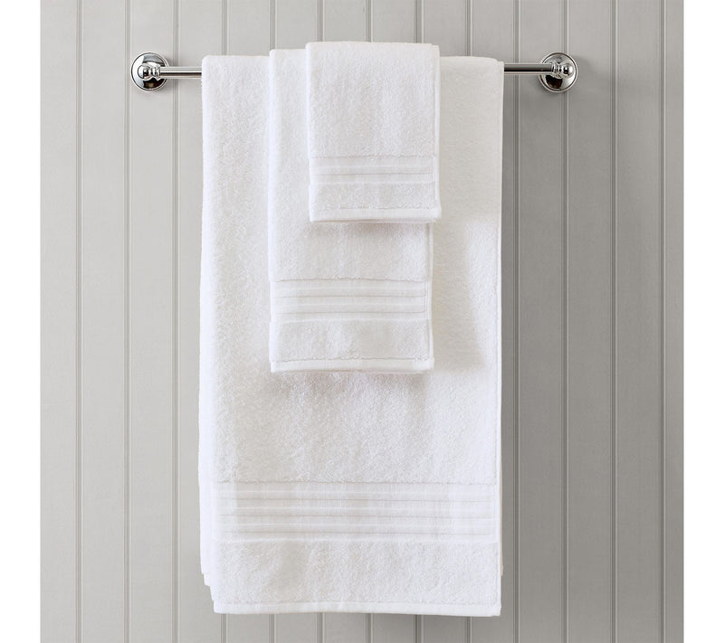 Martha Steweart Skyland Manor White 6-Piece Cotton Towel Set — View 2