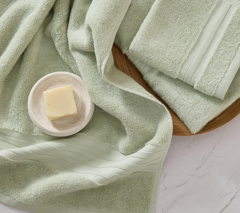 Martha Steweart Skyland Manor Aloe 6-Piece Cotton Towel Set — View 5
