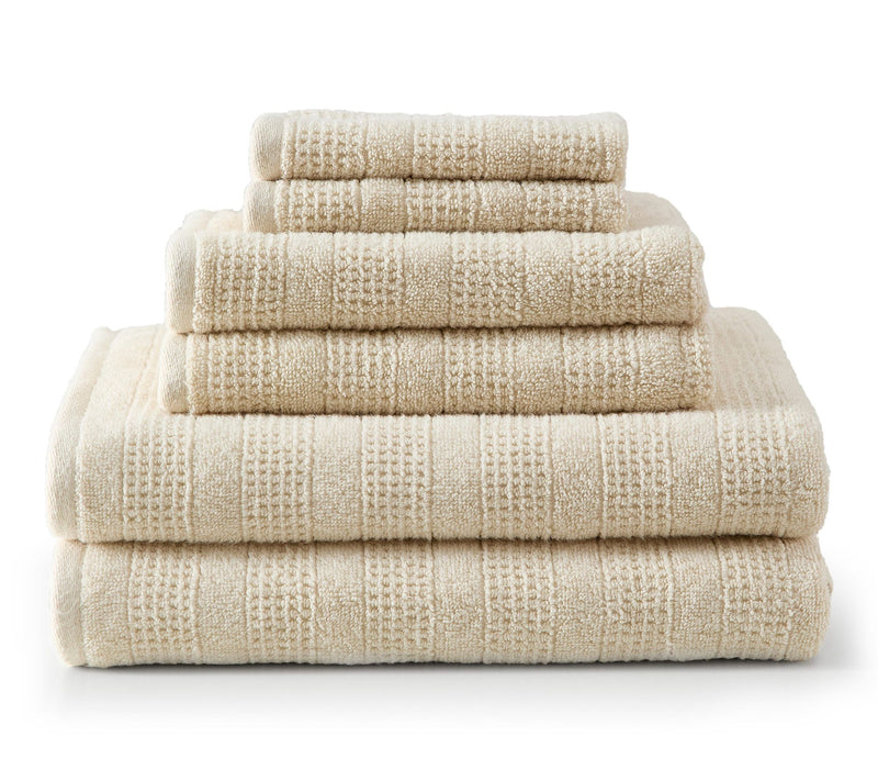 Martha Steweart Bedford Cottage Wheat 6-Piece Cotton Towel Set — Main view