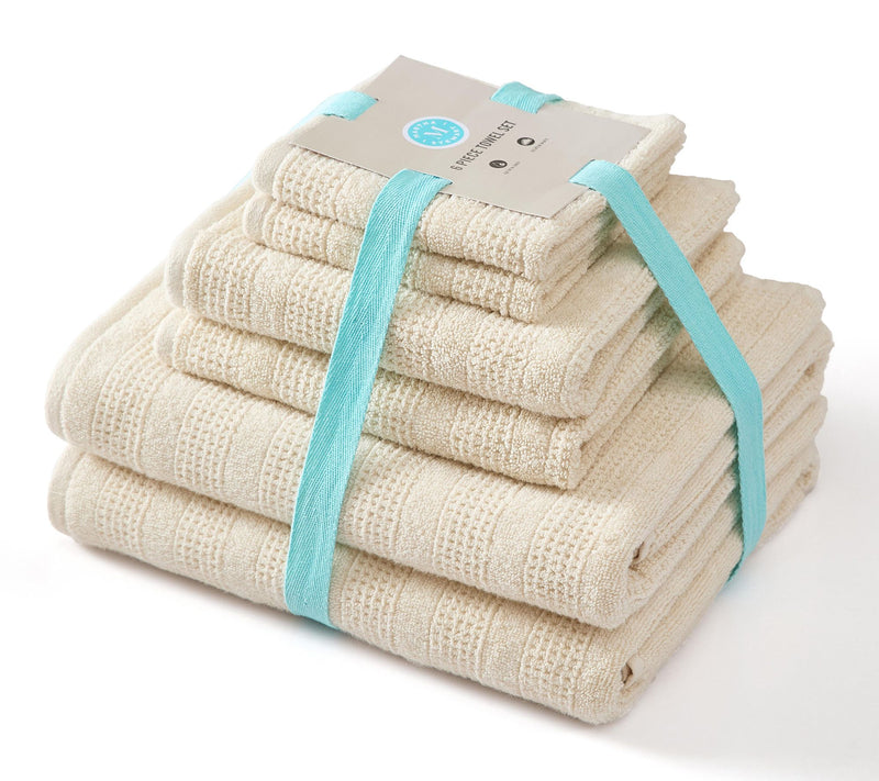 Martha Steweart Bedford Cottage Wheat 6-Piece Cotton Towel Set — View 8