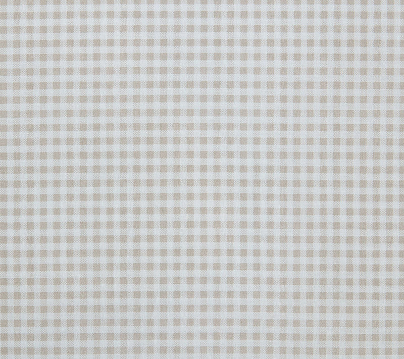 Martha Stewart Gingham White/Beige Cotton KingSheet Set — View 6