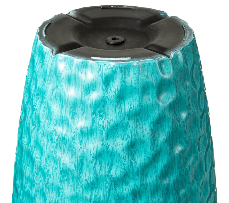 Glitzhome 31"H S/2 Oversized Honeycomb TexturedTall Planter — View 5