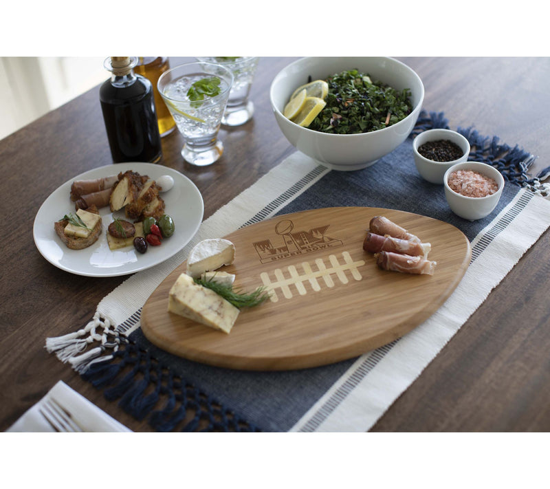 Toscana Super Bowl LX Touchdown! Football Cutting Board & Tray — View 3