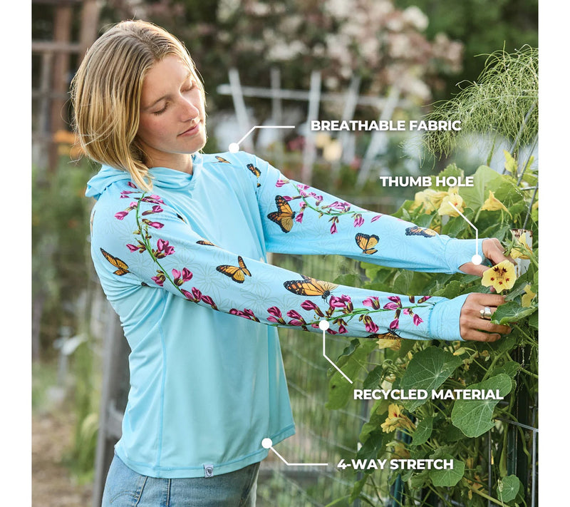 Farmer's Defense Women's UV Sun Hoodie — View 3