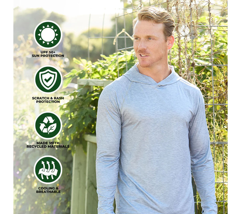Farmers Defense Men's UV Sun Hoodie — View 2