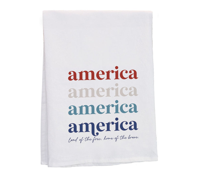 Sincere Surroundings 29" Americana Tea Towel — Main view