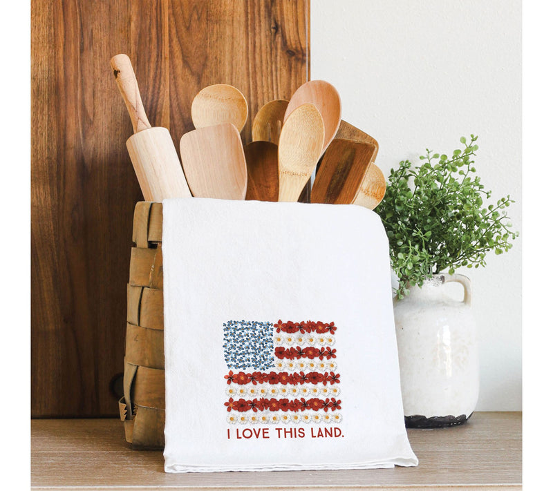 Sincere Surroundings 29" Americana Tea Towel — View 6