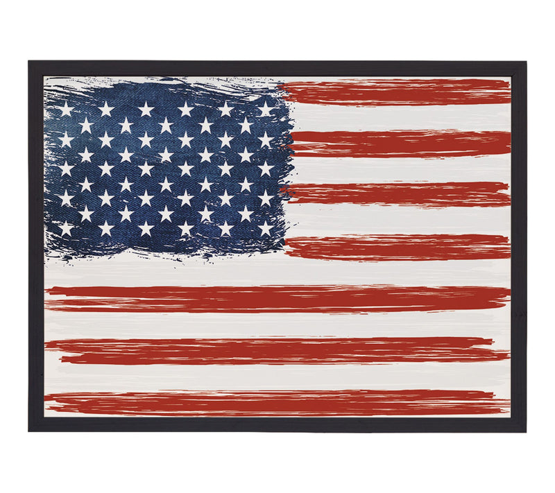 Sincere Surroundings 24" American Flag Thin Frame — View 4