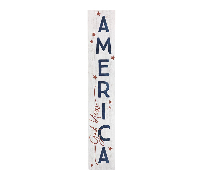 Sincere Surroundings 47" God Bless America Porch Board — View 4