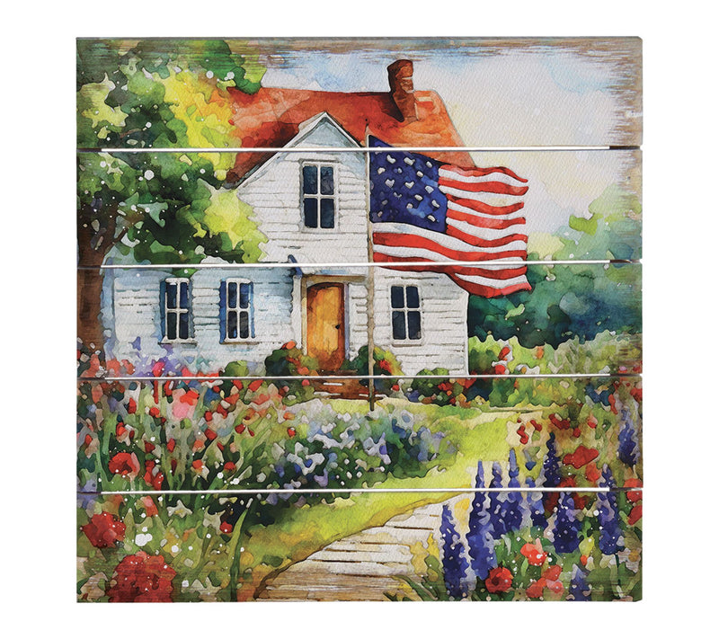 Sincere Surroundings 8" Americana Farmhouse Pallet Petite — Main view