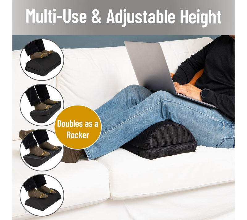 Mind Reader Air-Cloud Memory Foam Under Desk Footrest — View 5