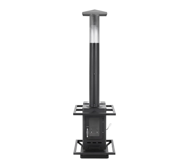 HEATMAXX Pellet Patio Heater with 3 Glass Panel — View 2