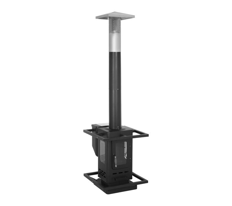 HEATMAXX Pellet Patio Heater with 3 Glass Panel — View 4