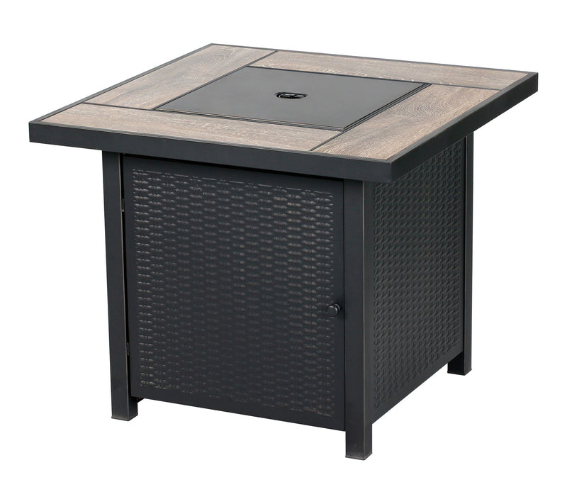 HEATMAXX Square Gas Fire Pit Table — View 3