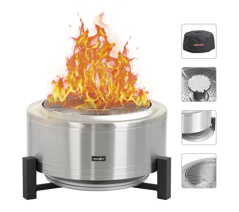 HEATMAXX Smokeless Bonfire Fire Pit — View 4
