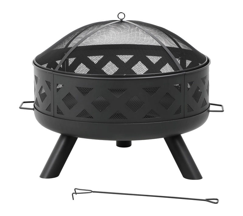HEATMAXX 3-in-1 Wood Burning Deep Bowl Fire Pit — View 7