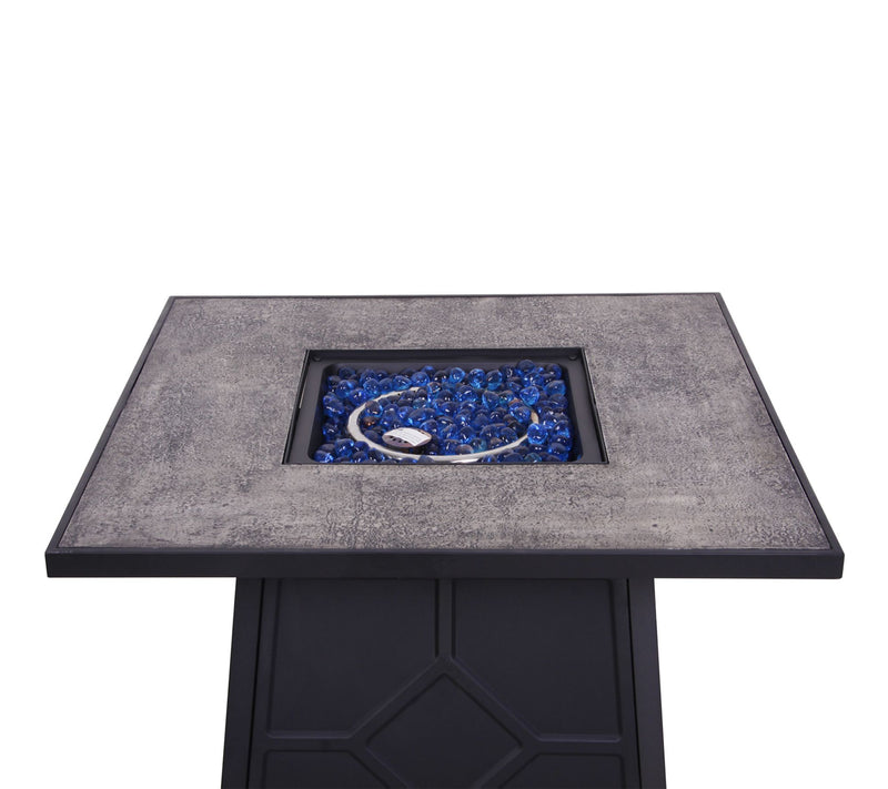 HEATMAXX Gas Square Tabletop Fire Pit — View 2