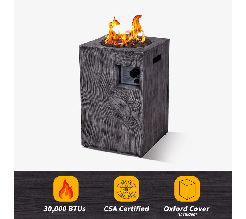 HEATMAXX Propane Column Fire Pit — View 4