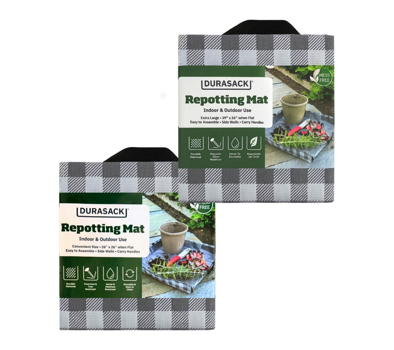 DuraSack Gingham Repotting Mat Combo Pack — Main view