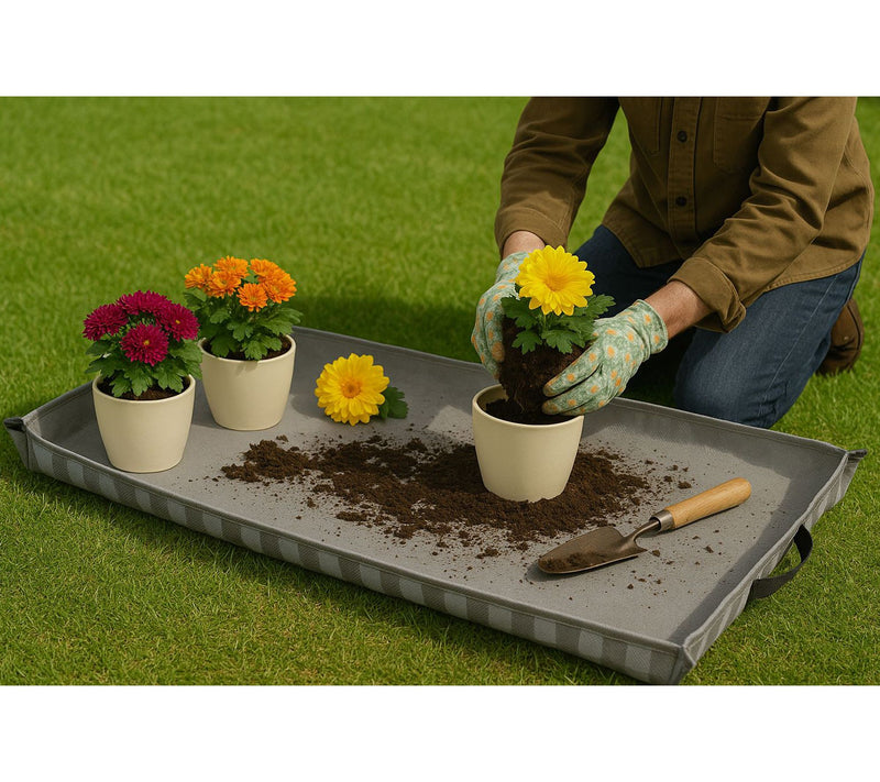 DuraSack Gingham Repotting Mat Combo Pack — View 5
