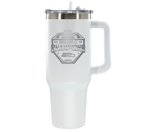 Memory Company Super Bowl Champions 40oz Tumbler Seahawks — View 2