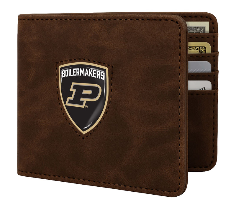 Littlearth NCAA Brown Shield Wallet — Main view